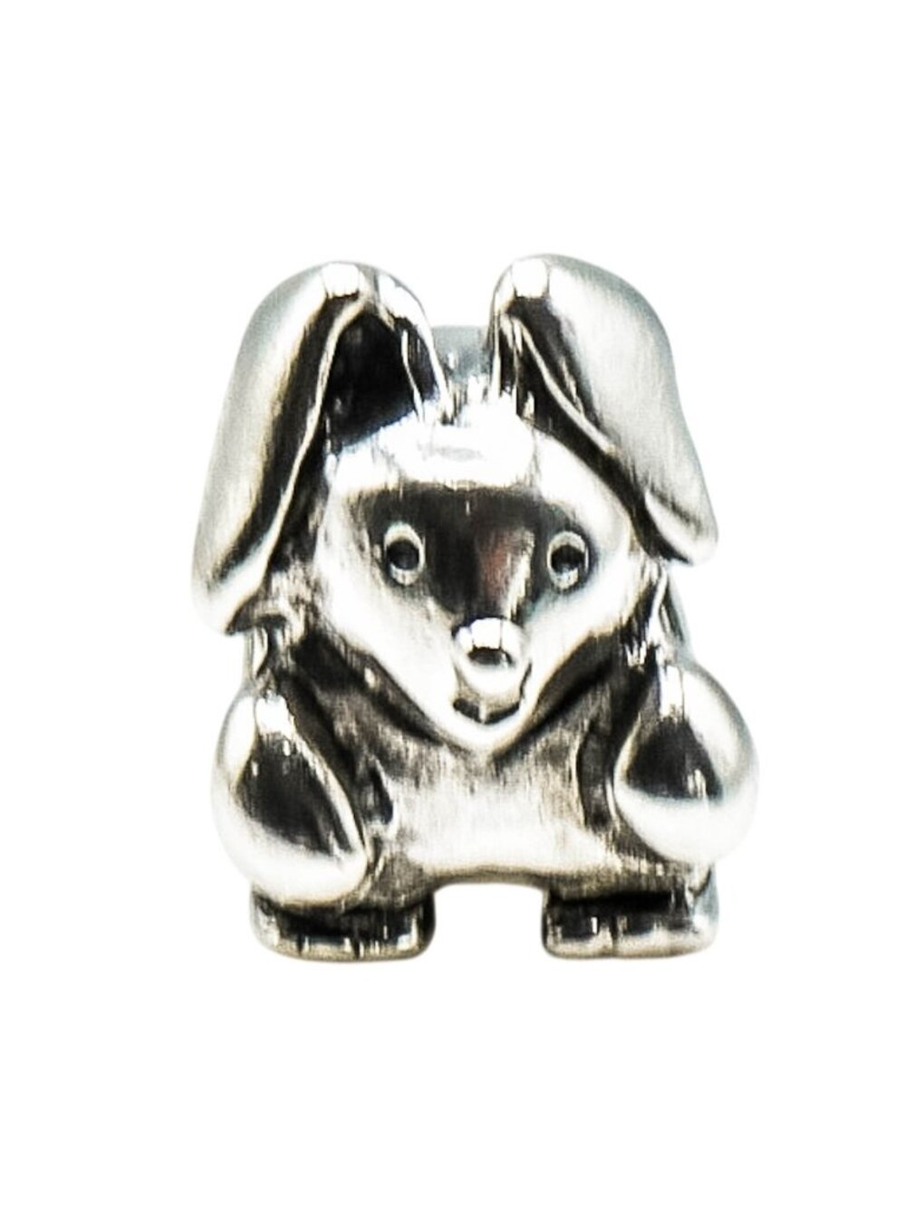 PANDORA Rabbit Sterling Silver Easter Rabbit Animal Charm Bead